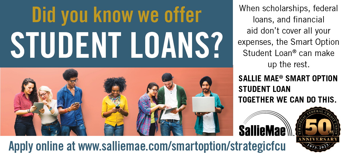 Did you know we offer Student Loans? Apply online